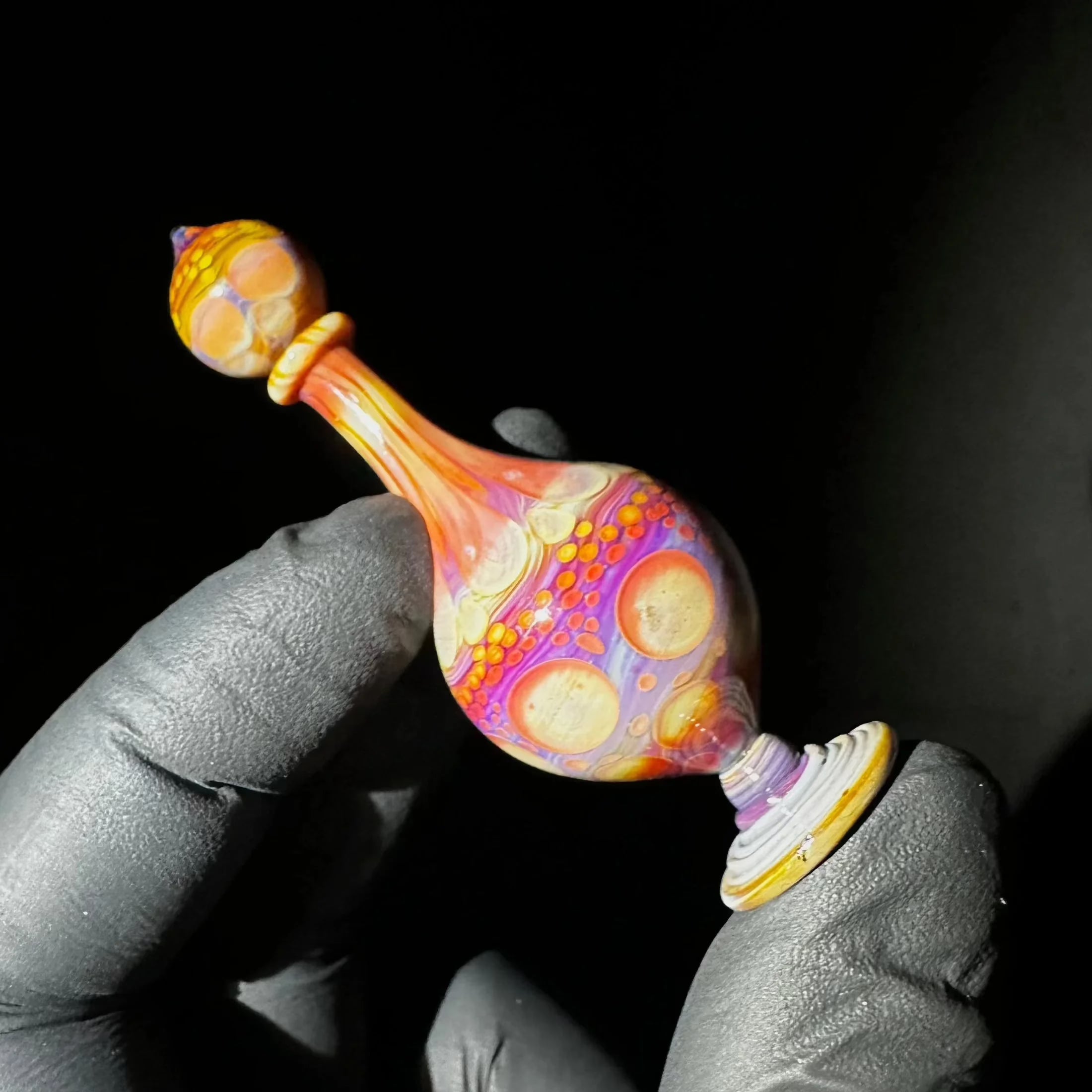 Suellen Fowler - Amber Purple Perfume Bottle