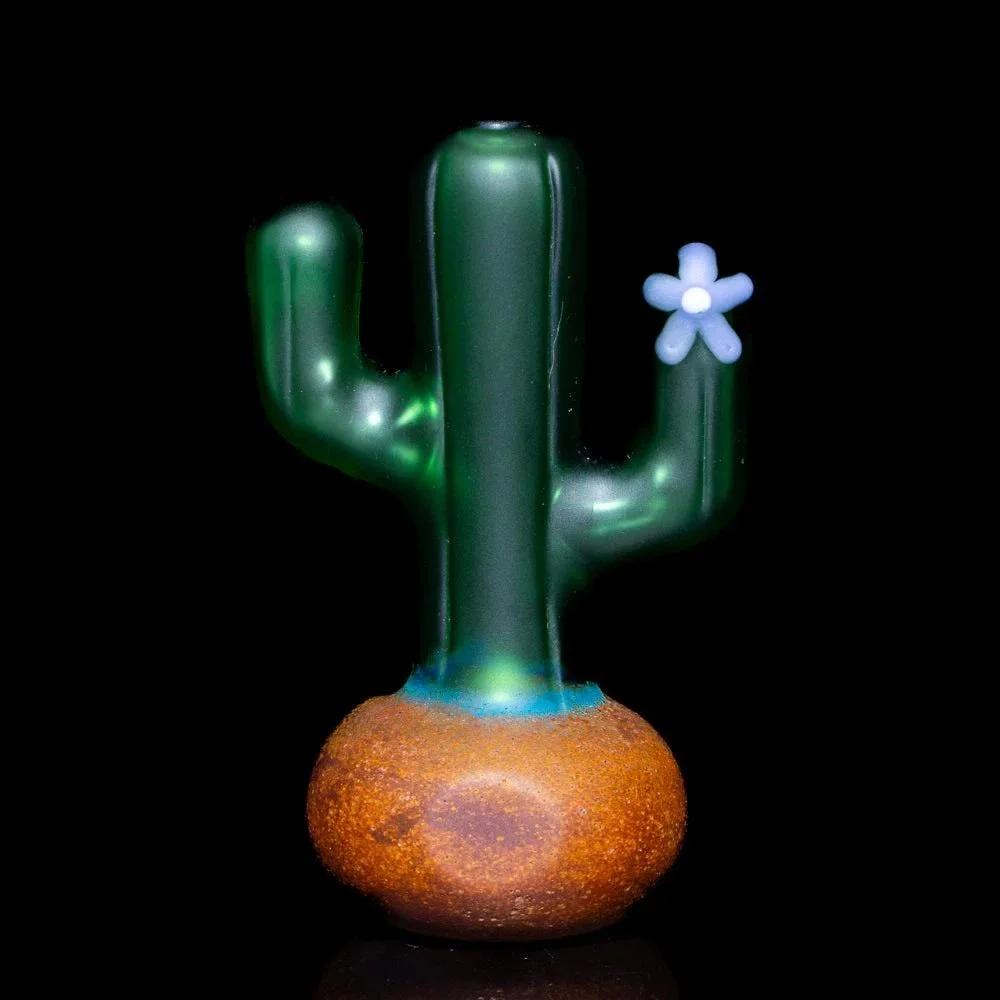 Glass By Mouse - Blue Flower Cactus Spoon