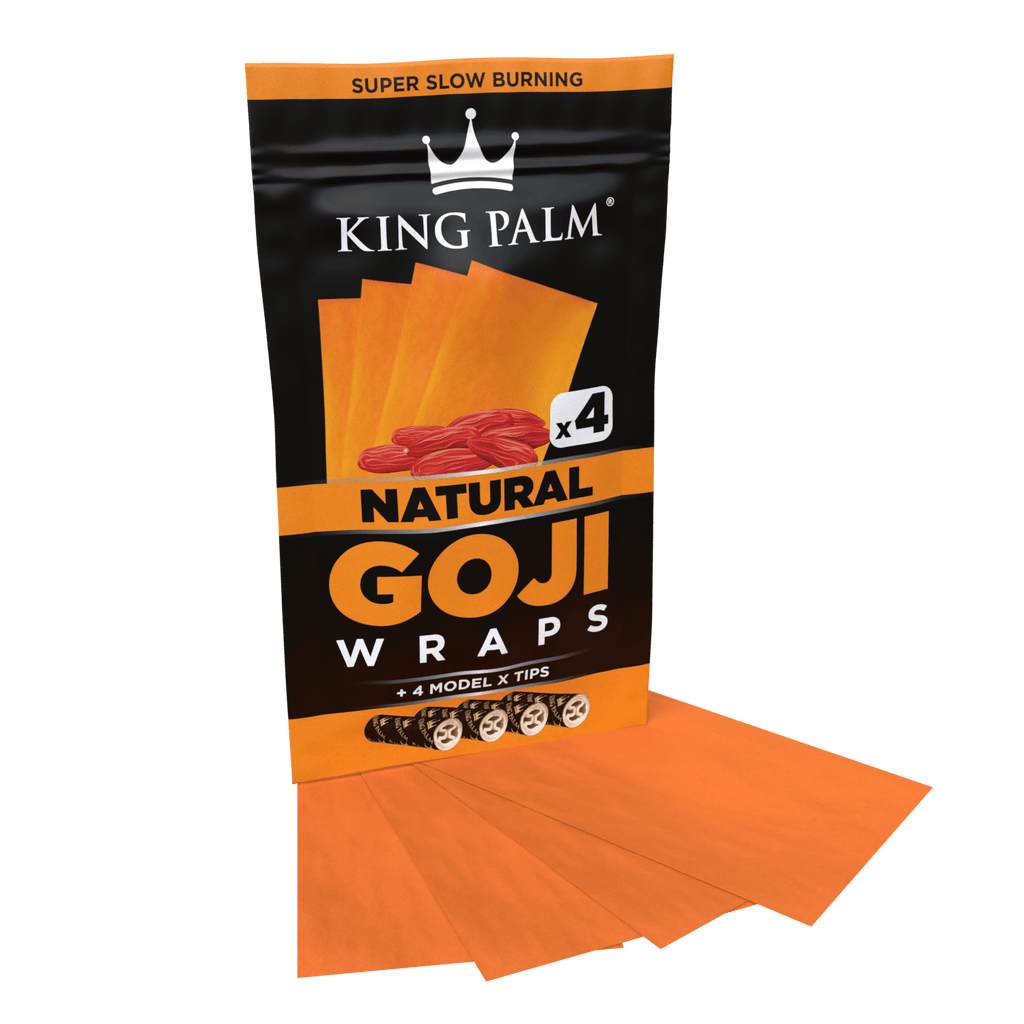 King Palm - Natural Goji Wraps 4 PK