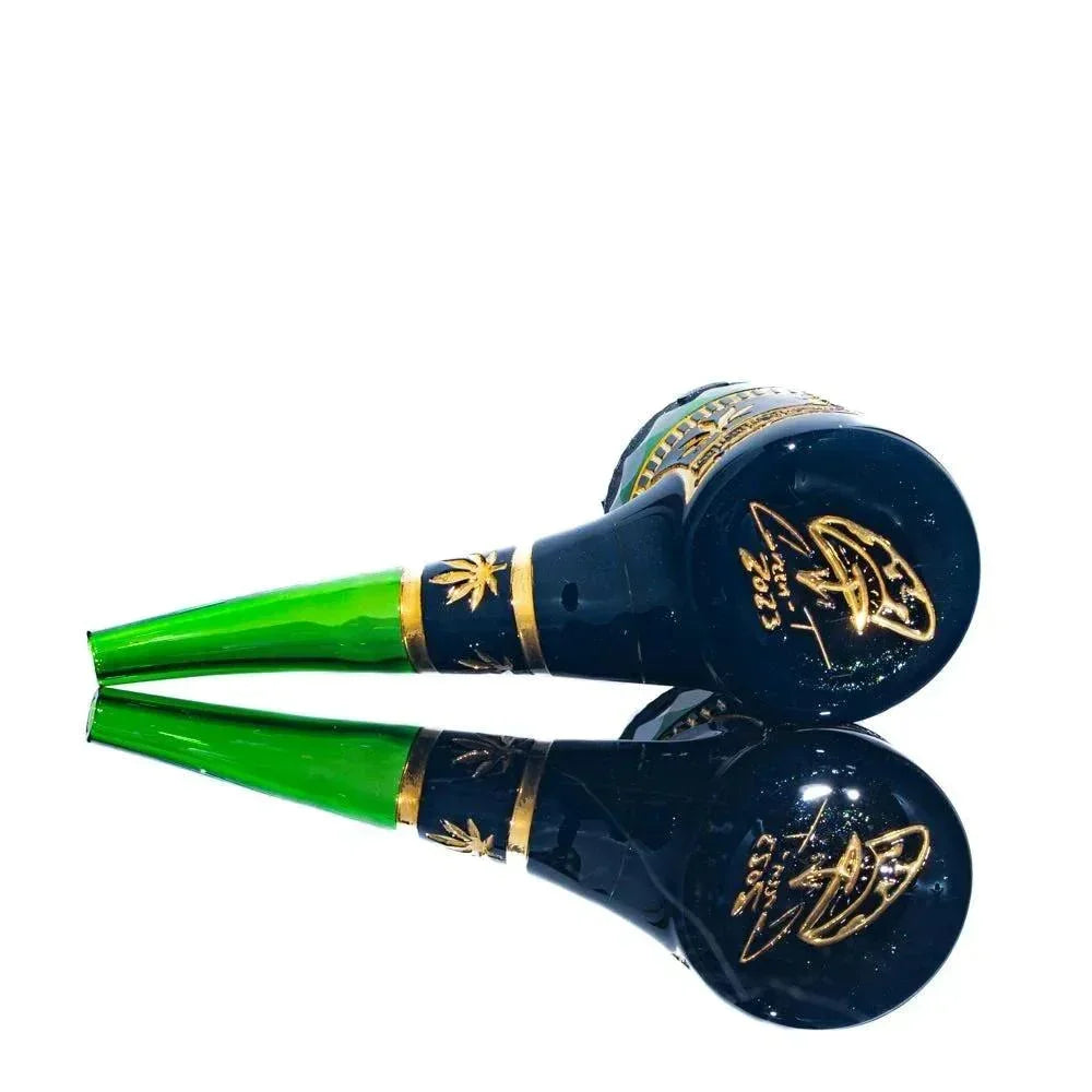 Green T Glass - Portland Green Hash Pipe Proxy Attachment