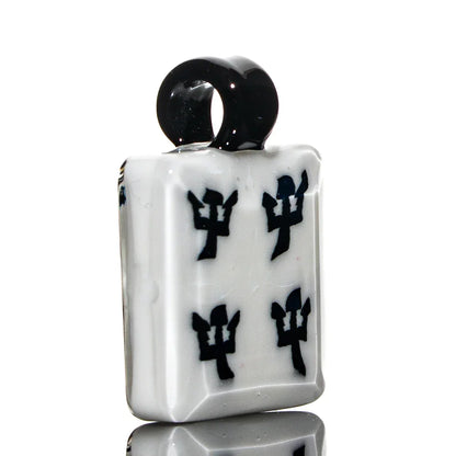 Henry Hollingsworth - Black & White Pitchfork Pendant