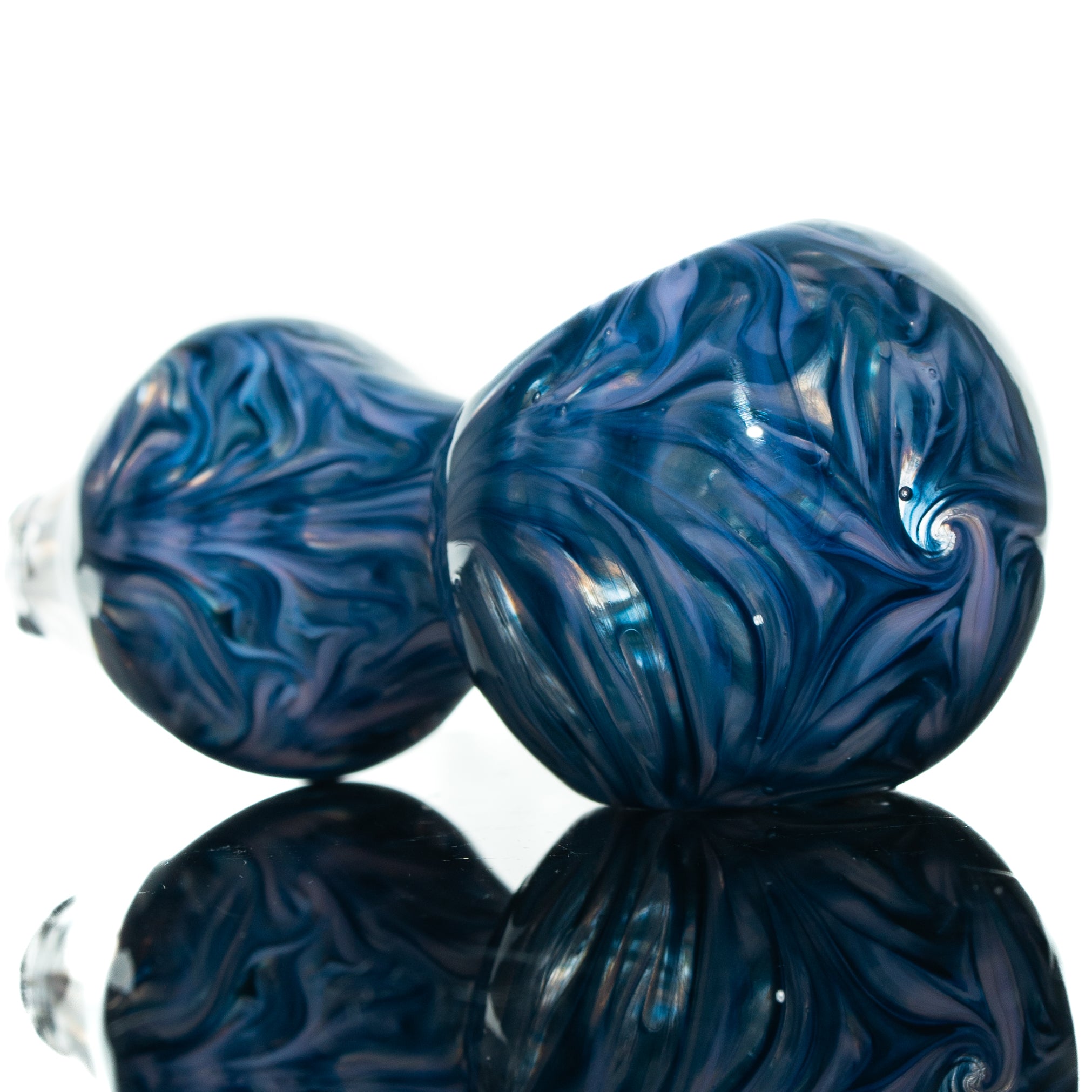 Humboldt Studios - Purple, Pink Wrap & Rake Hour Glass Spoon