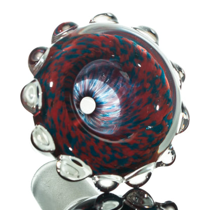Humboldt Studios - Red & Blue 14mm Frit Slide