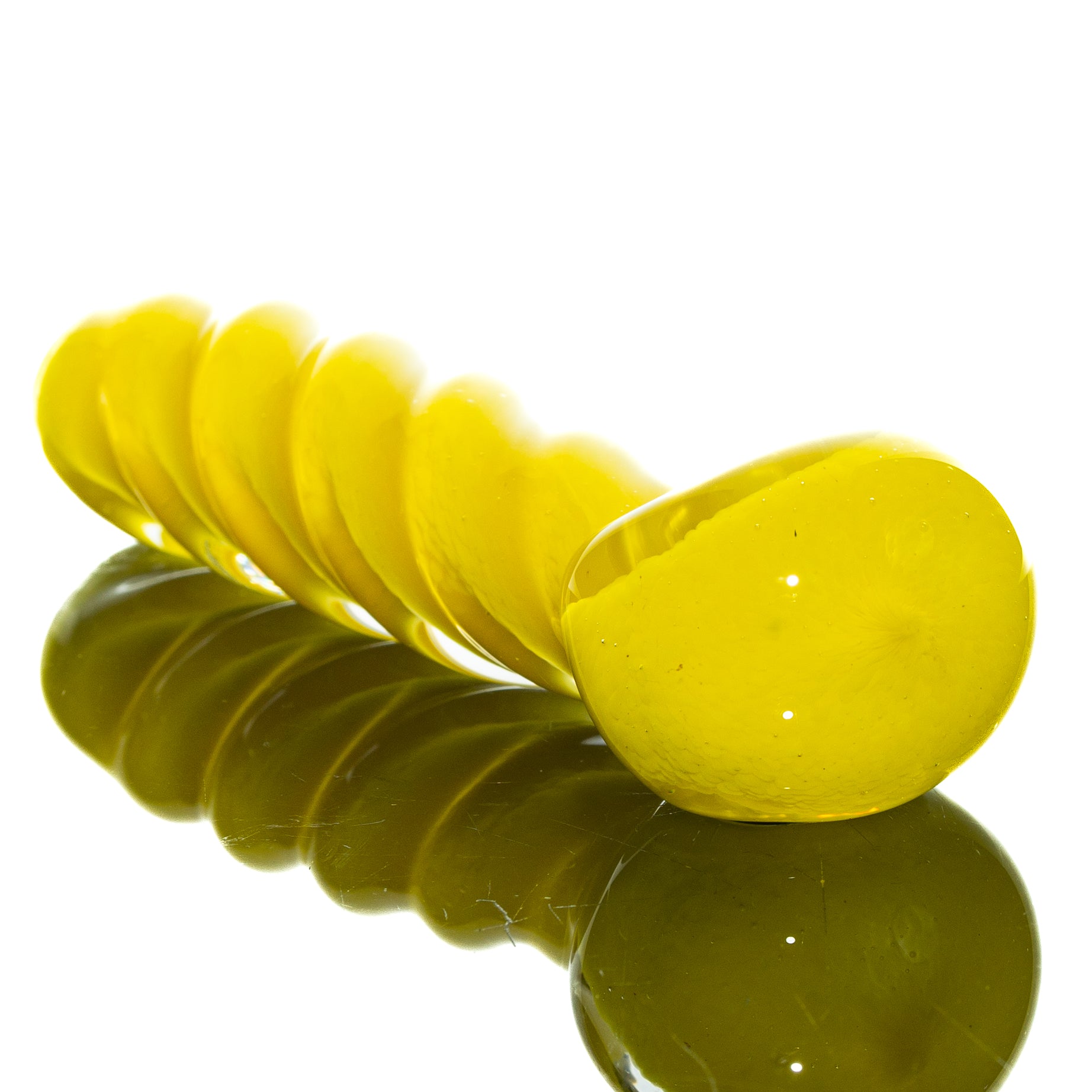 Humboldt Studios - Yellow Frit Twist Spoon