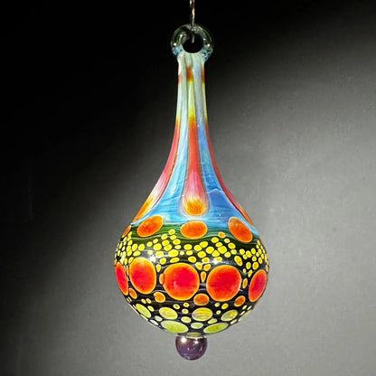 Holiday Ornament Collection: Suellen Fowler - Blood Moon Hobnail Ornament
