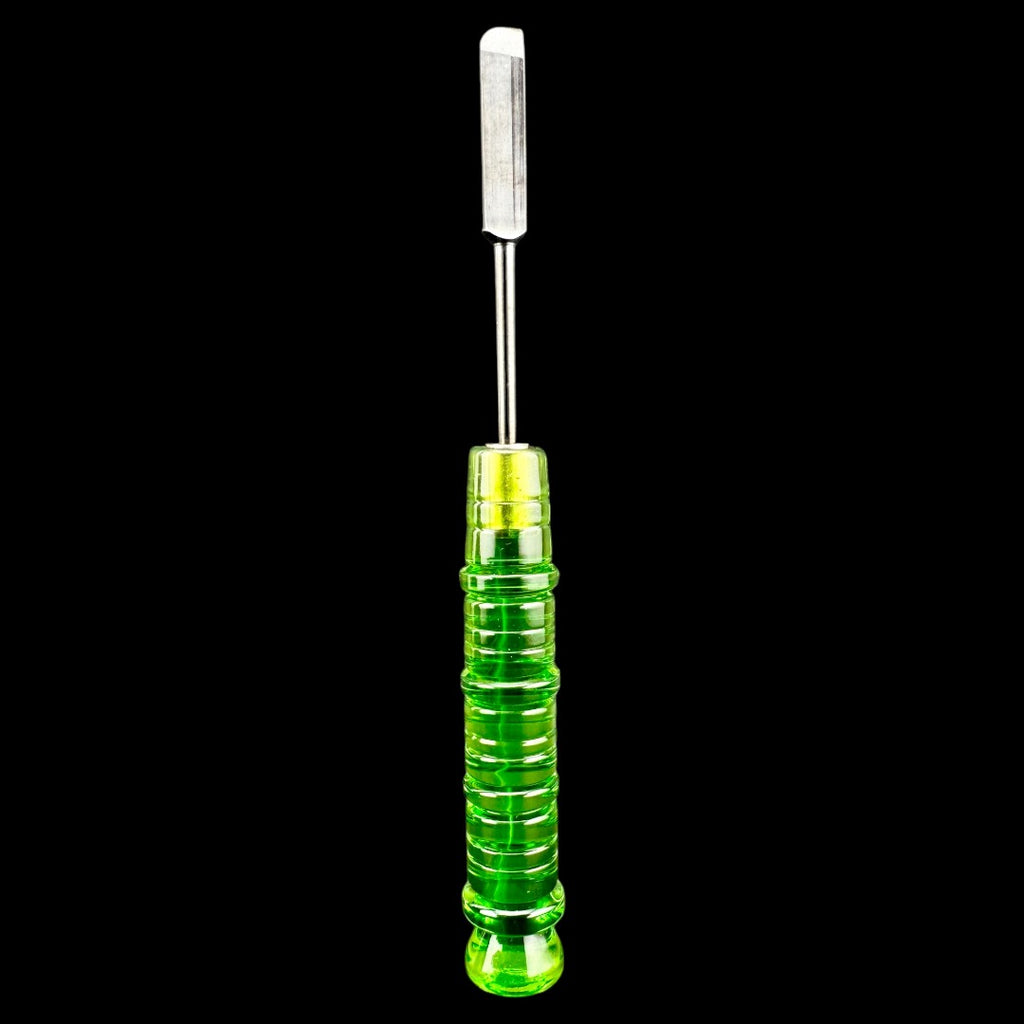 Soup Glass - Portland Green Blade Dab Tool