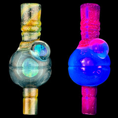 Soup Glass - Atomic Stardust Souper U.V. Cosmic Double Opal Bubble Cap