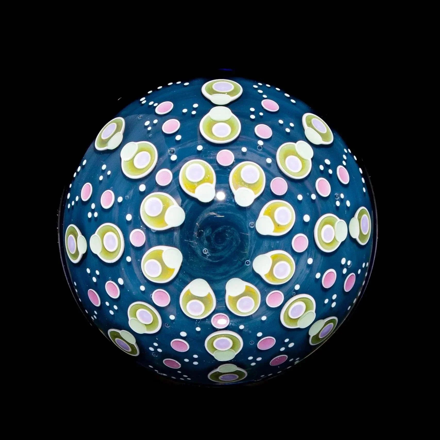 Jays Mibs - Blue Mushroom 39MM Marble