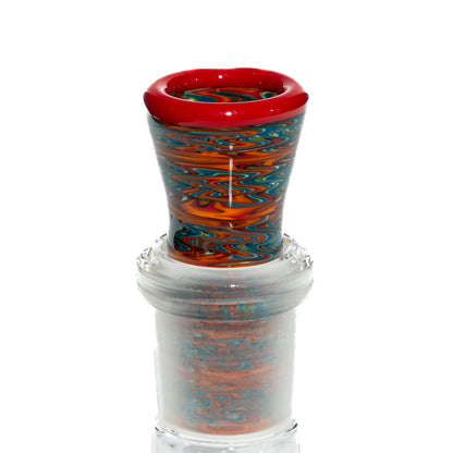 Jeff Spaga - Red Lip Wig Wag Fully Worked 14mm Slide