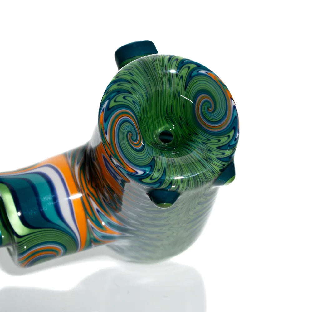 Jeff Spaga - Teal Stem Wig Wag Corn Cobb – Stoked Progressive