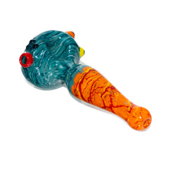 Jeff Spaga - Teal & Orange Wig Wag Cab Spoon