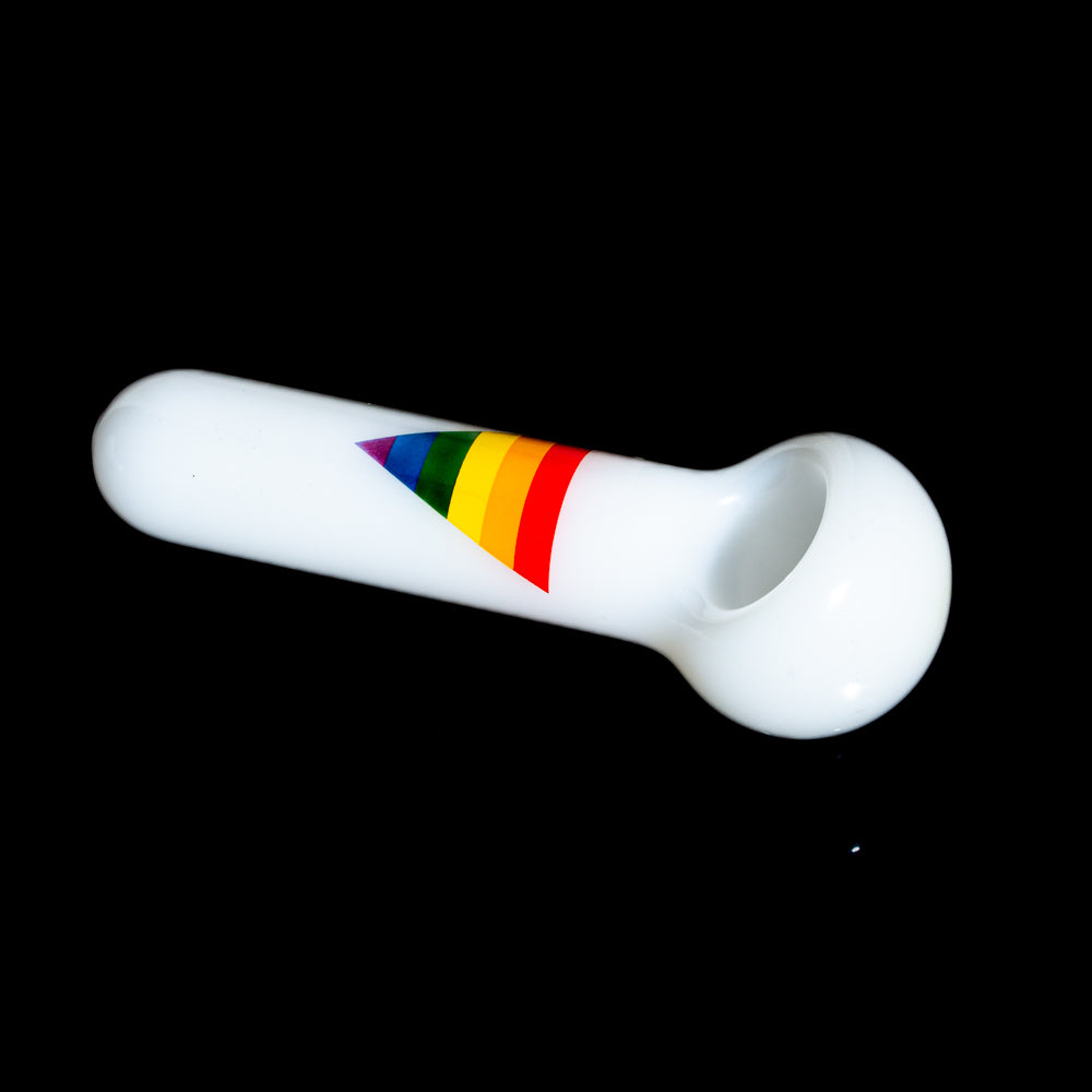 Jellyfish Glass - White LGBTQ+ Flag Large Spoon