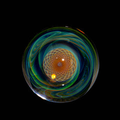 Jim O'Shea - Double Fumacello Imploding Swirl Marble