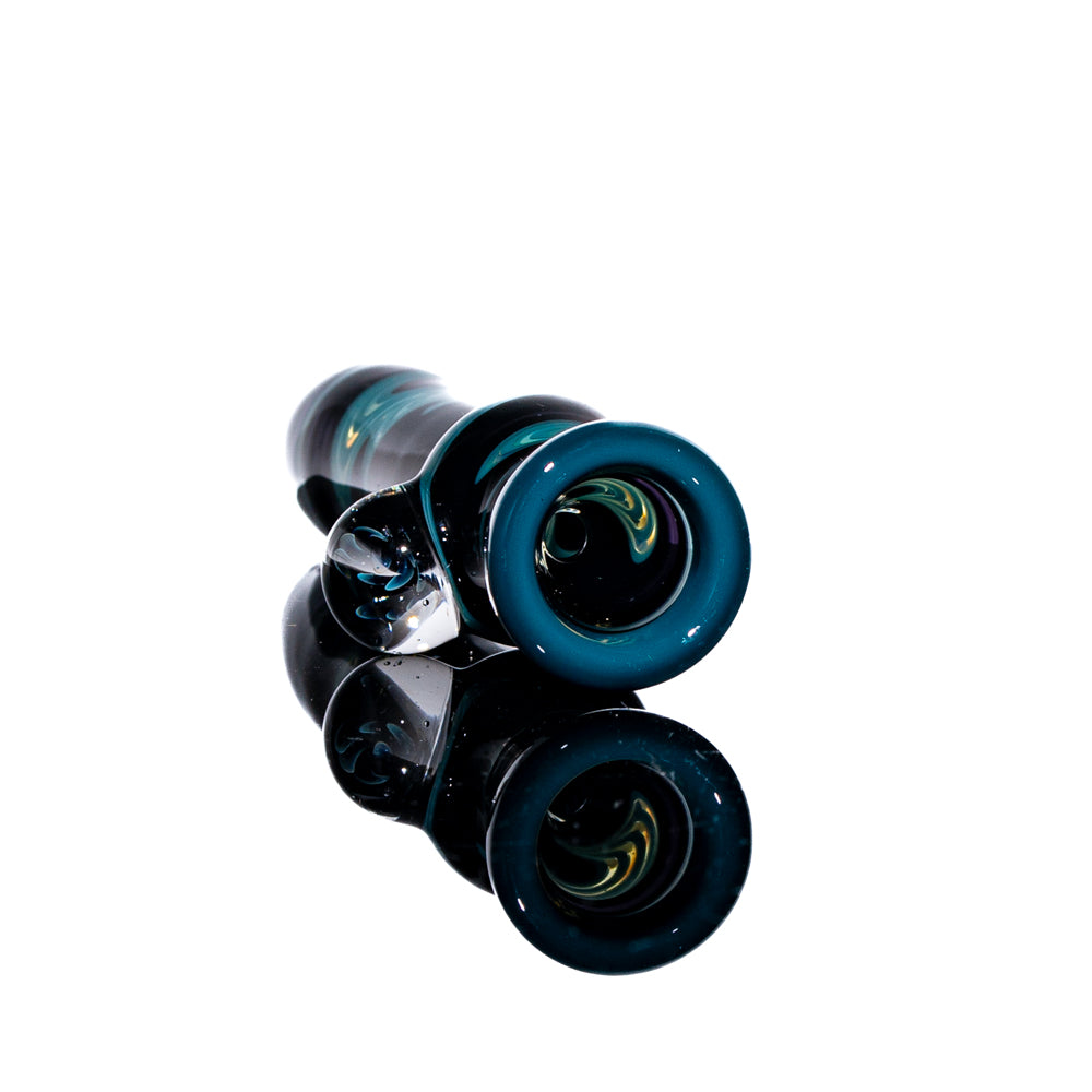 Jon Rickert - Black & Teal Linework Chillum