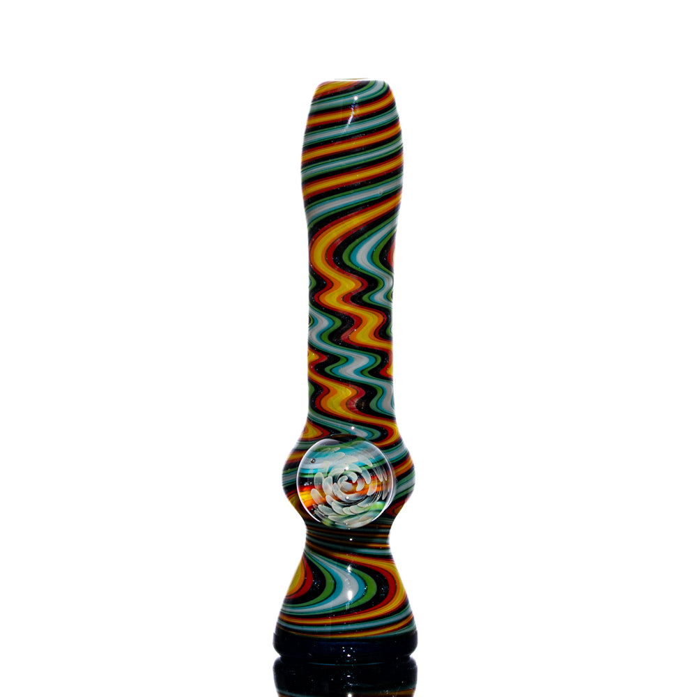 Jon Rickert - Green, Orange, Red & Black Linework Chillum