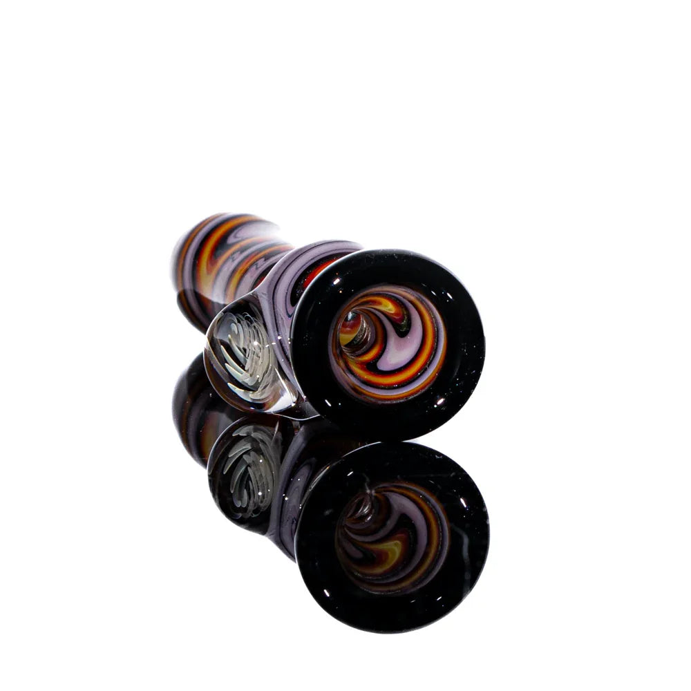 Jon Rickert - Orange, White, & Black Linework Chillum