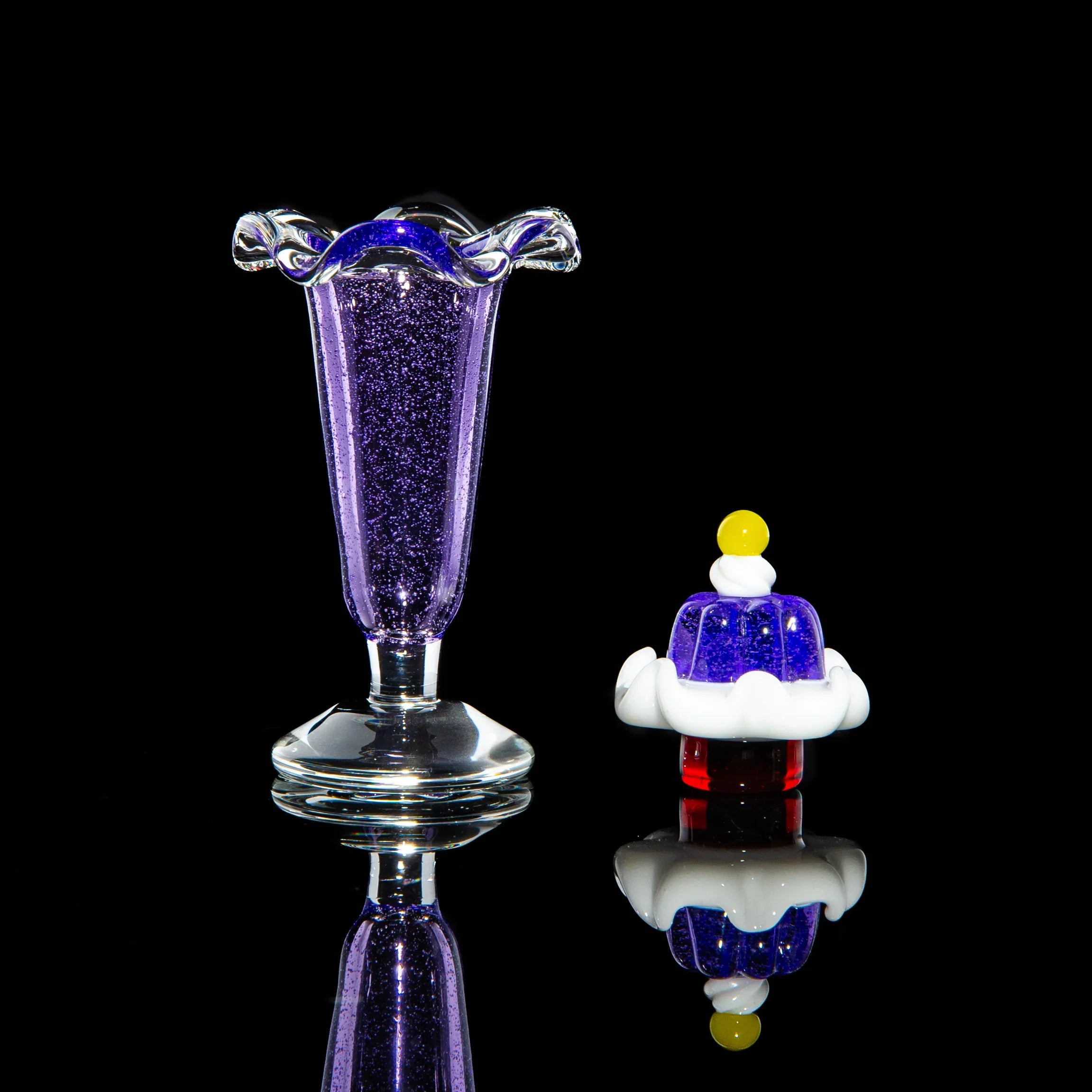 Kaji The Lab - Purple Ice Cream Sundae Slurper Set