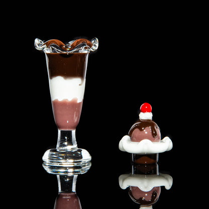 Kaji The Lab - Chocolate Ice Cream Sundae Slurper Set