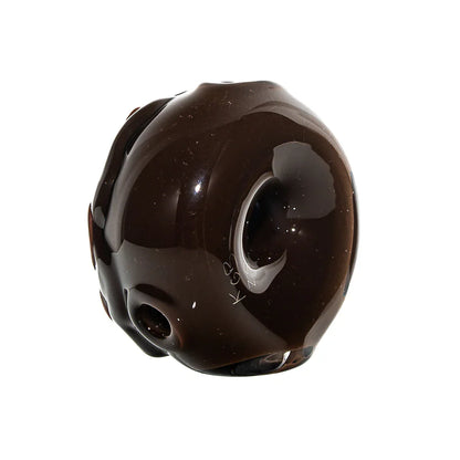 KGB Glass - Chocolate Frosted Chocolate Drizzle Mini Donut Dry Pipe