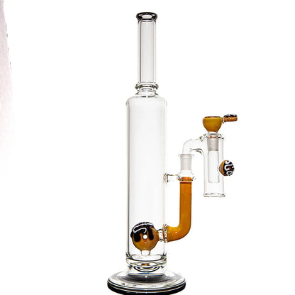 KGB Glass - Chocolate Frosted Vanilla Drizzle 14mm Donut Tube