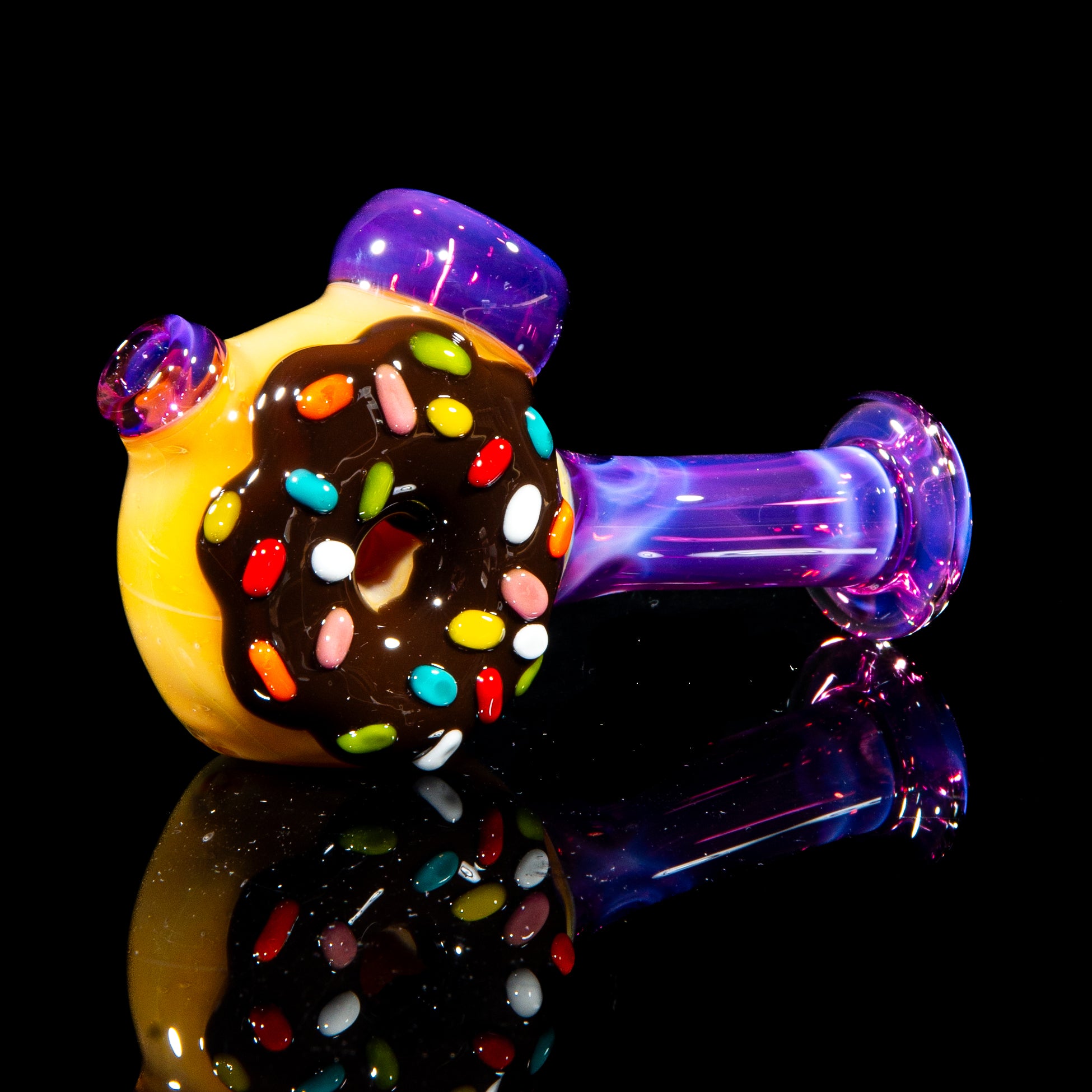 KGB Glass - Chocolate & Rainbow Sprinkles Hammer