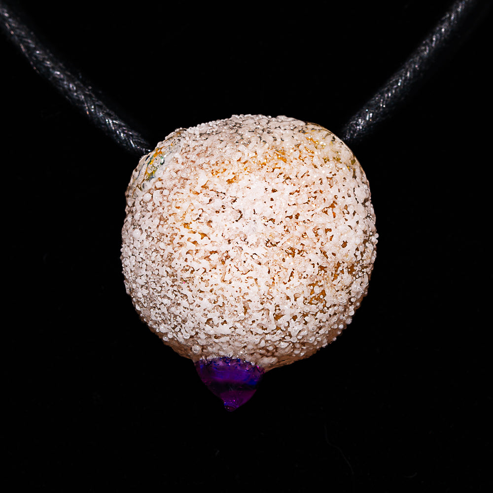 KGB Glass - Powdered Jelly Micro Donut Pendant