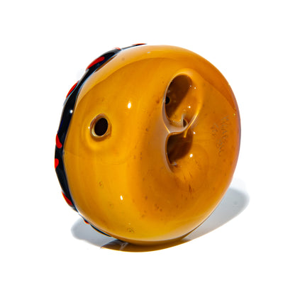 KGB Glass x Sarah Marblesbee - Fishman Donut Four Hole Pipe