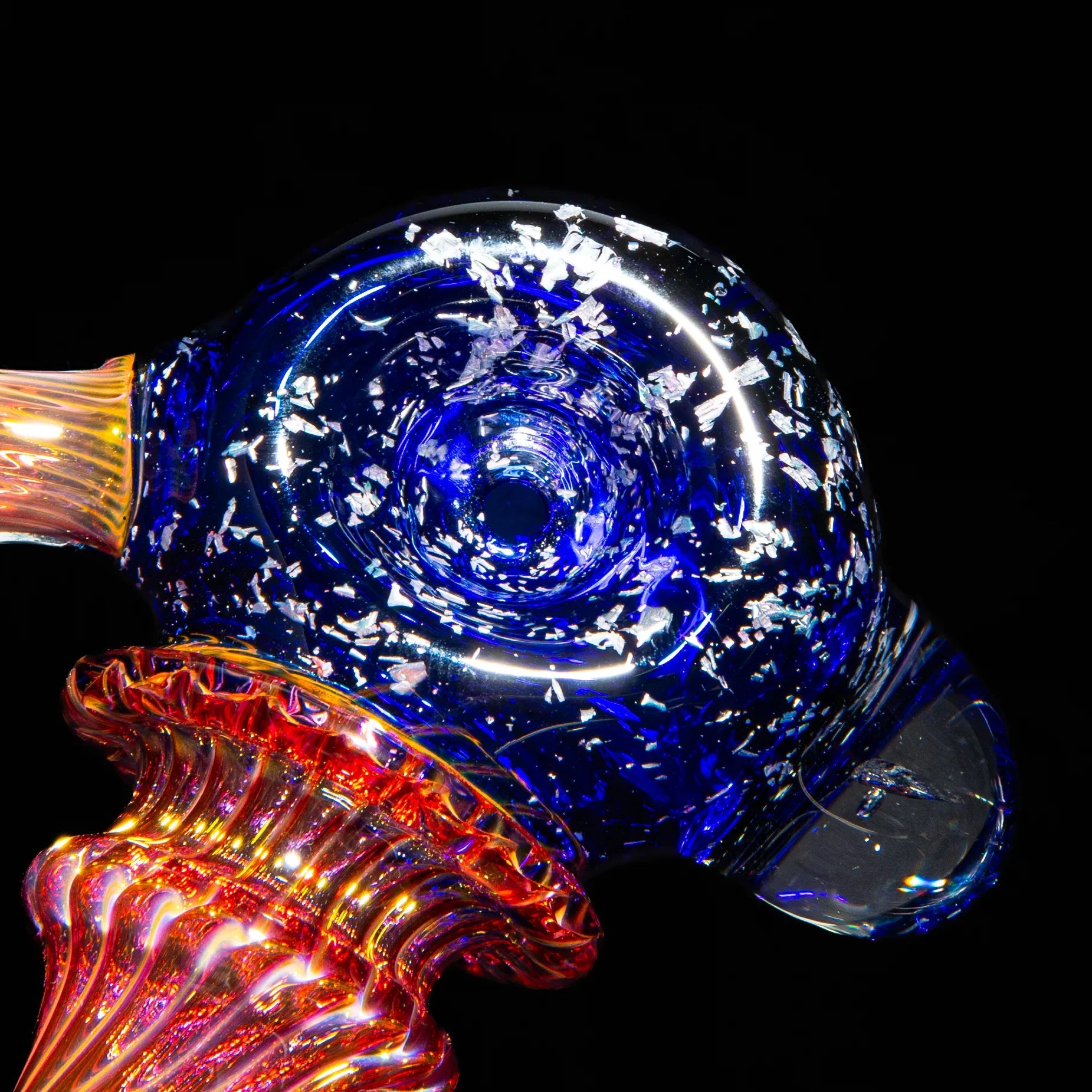 Kevin Beecher - Large Blue Tin Tack Blue Fume Spoon