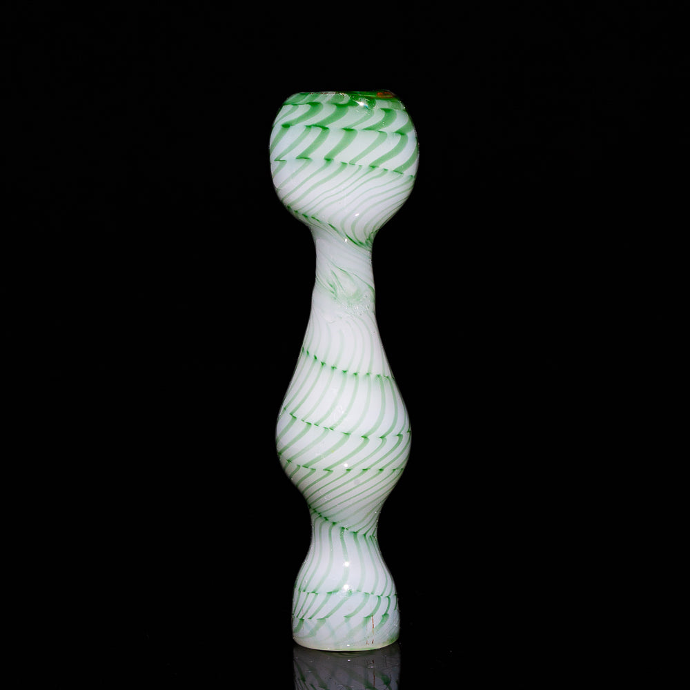 Keys - Green Coil Pot Chillum