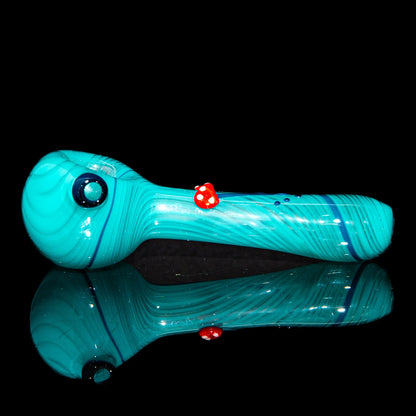 Kristi Contant - Teal Mushroom Spoon