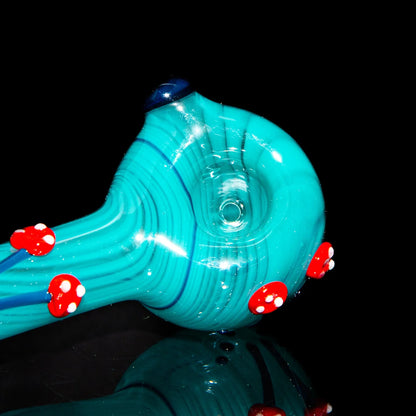 Kristi Contant - Teal Mushroom Spoon