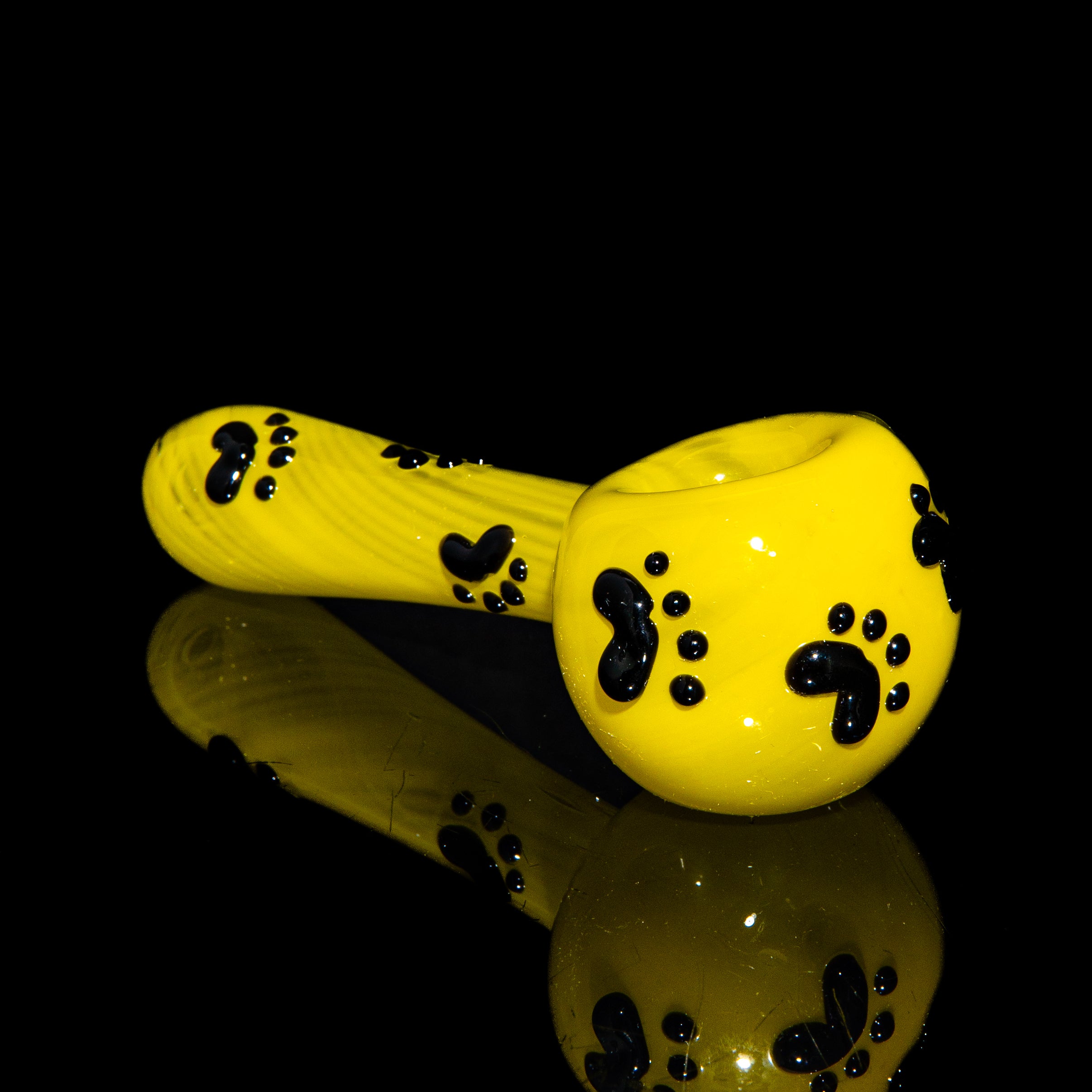 Kristi Contant - Yellow Paw Print Spoon