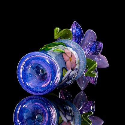 Lace Face x Sartia - Purple Flower Pot Chillum