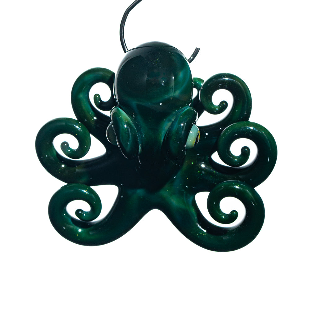 Liz Wright - Green Agate Octopus Pendant