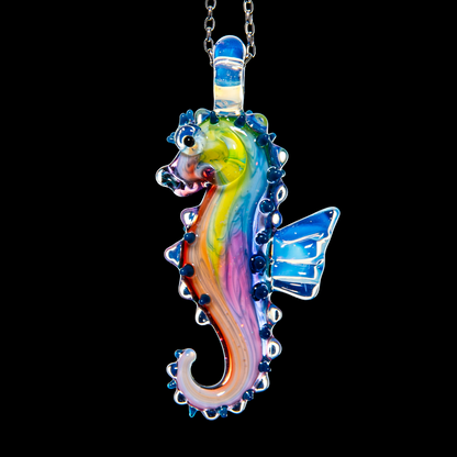 Liz Wright x Scott Moan - Scribble Seahorse Pendant 1
