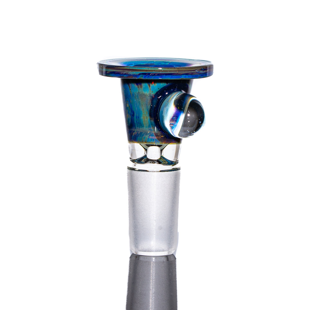 Llerandi Glass - 14mm Blue Amber Slide