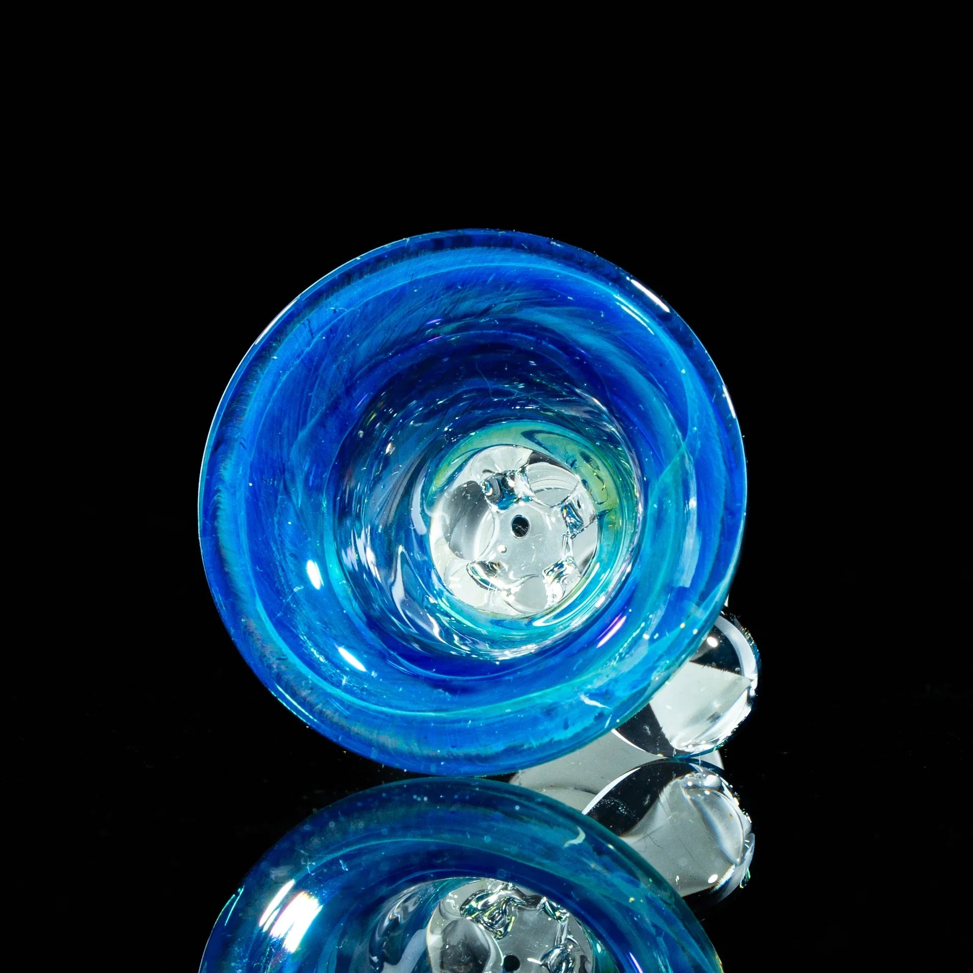 Llerandi Glass - Irrid Four Hole 14mm Slide