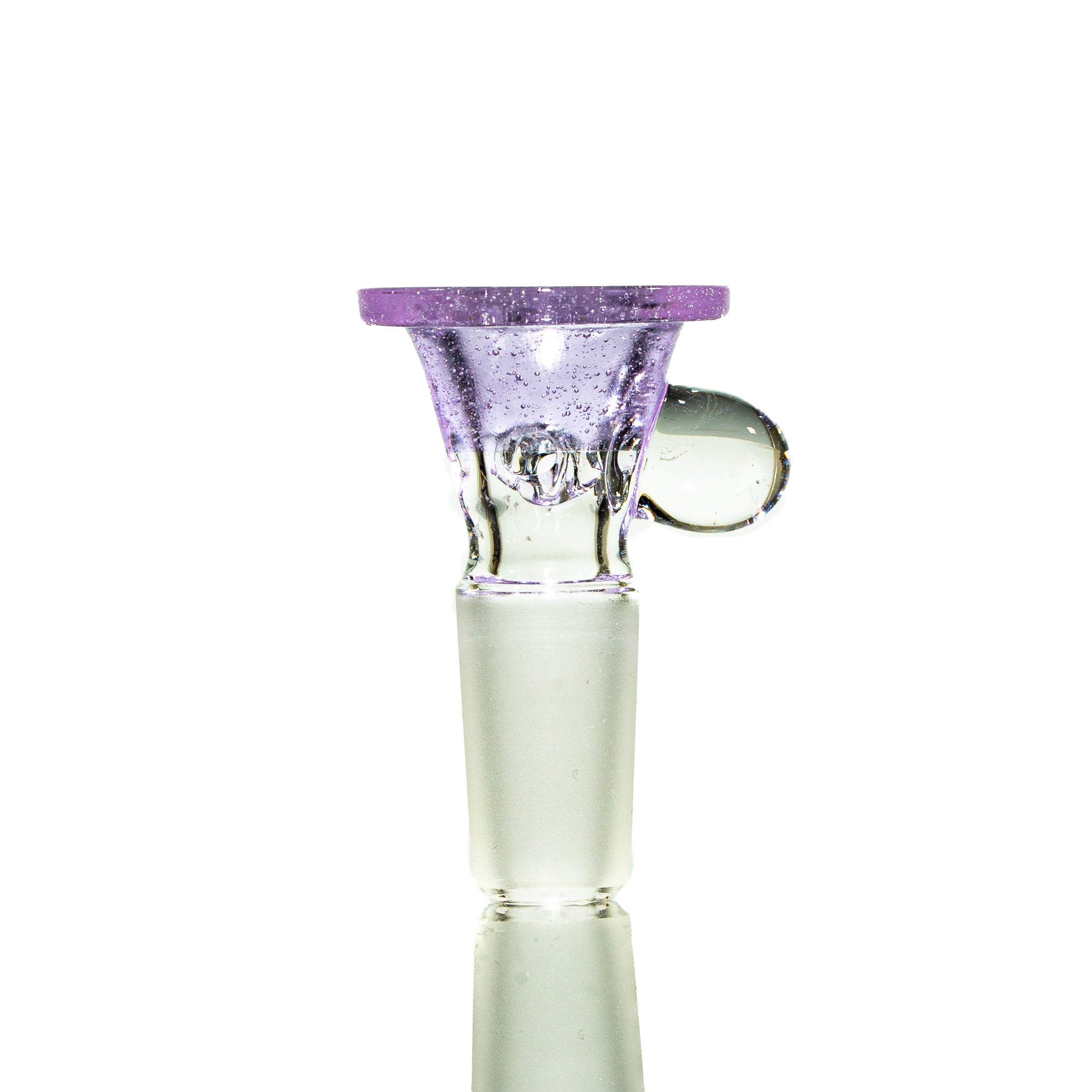 Llerandi Glass - Pink Lollipop Four Hole 14mm Slide