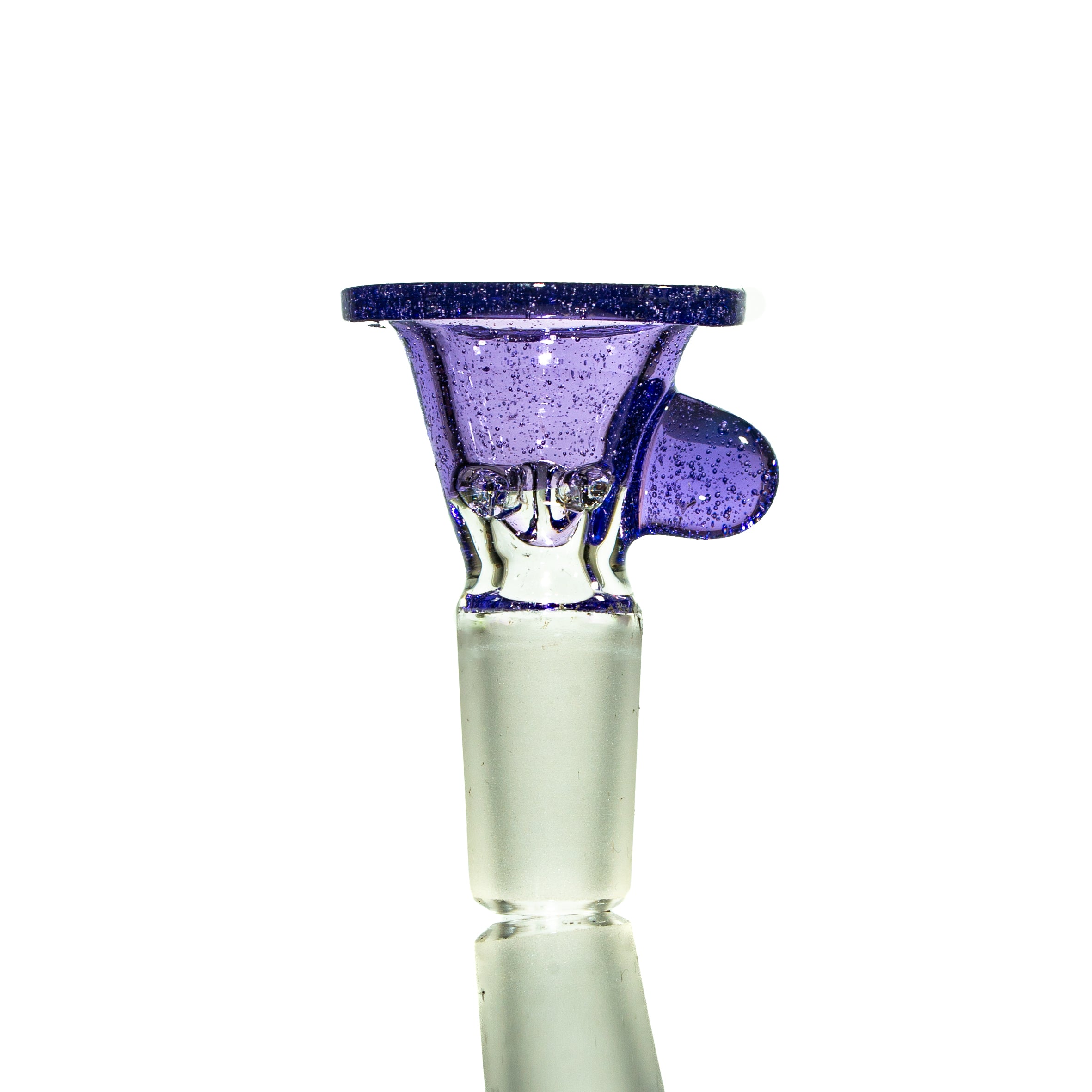 Llerandi Glass - Purple Lollipop Four Hole 14mm Slide