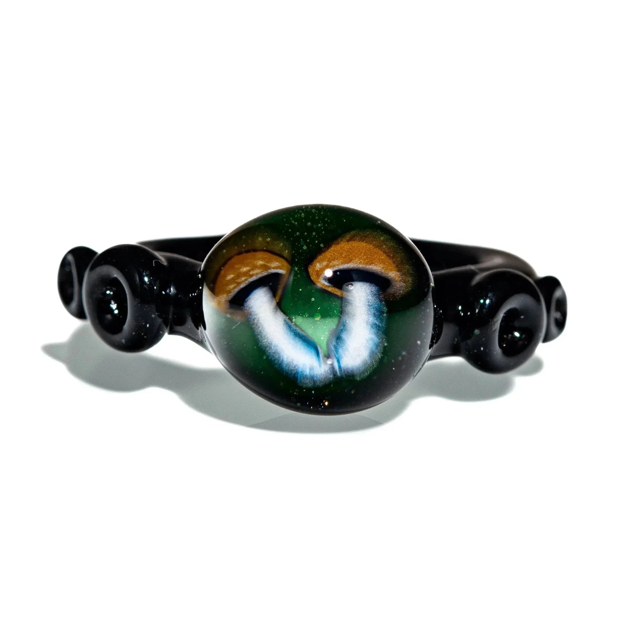 Marni Schnapper - Illuminati Mushroom Black Ring / Size 7