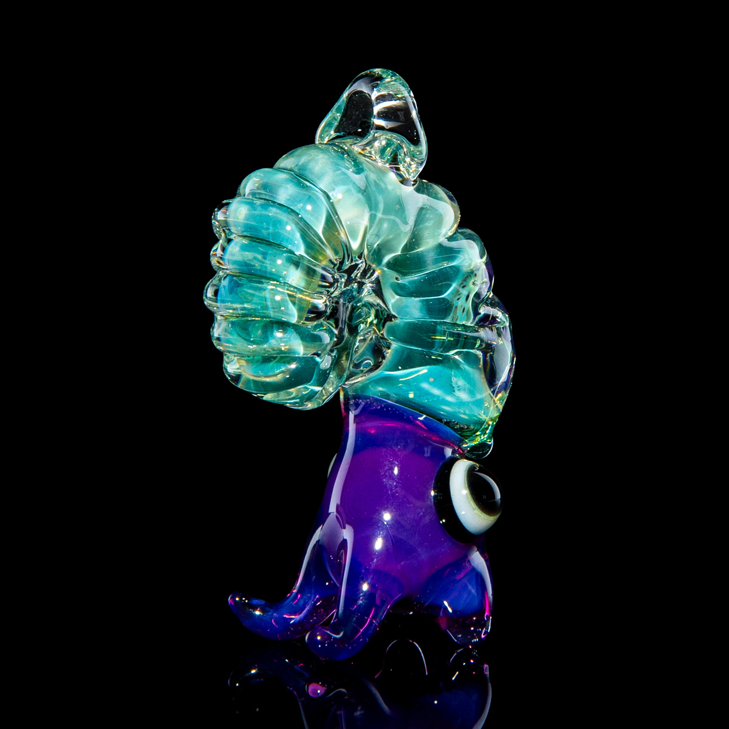 Northern Lights - Ammonite Pendant