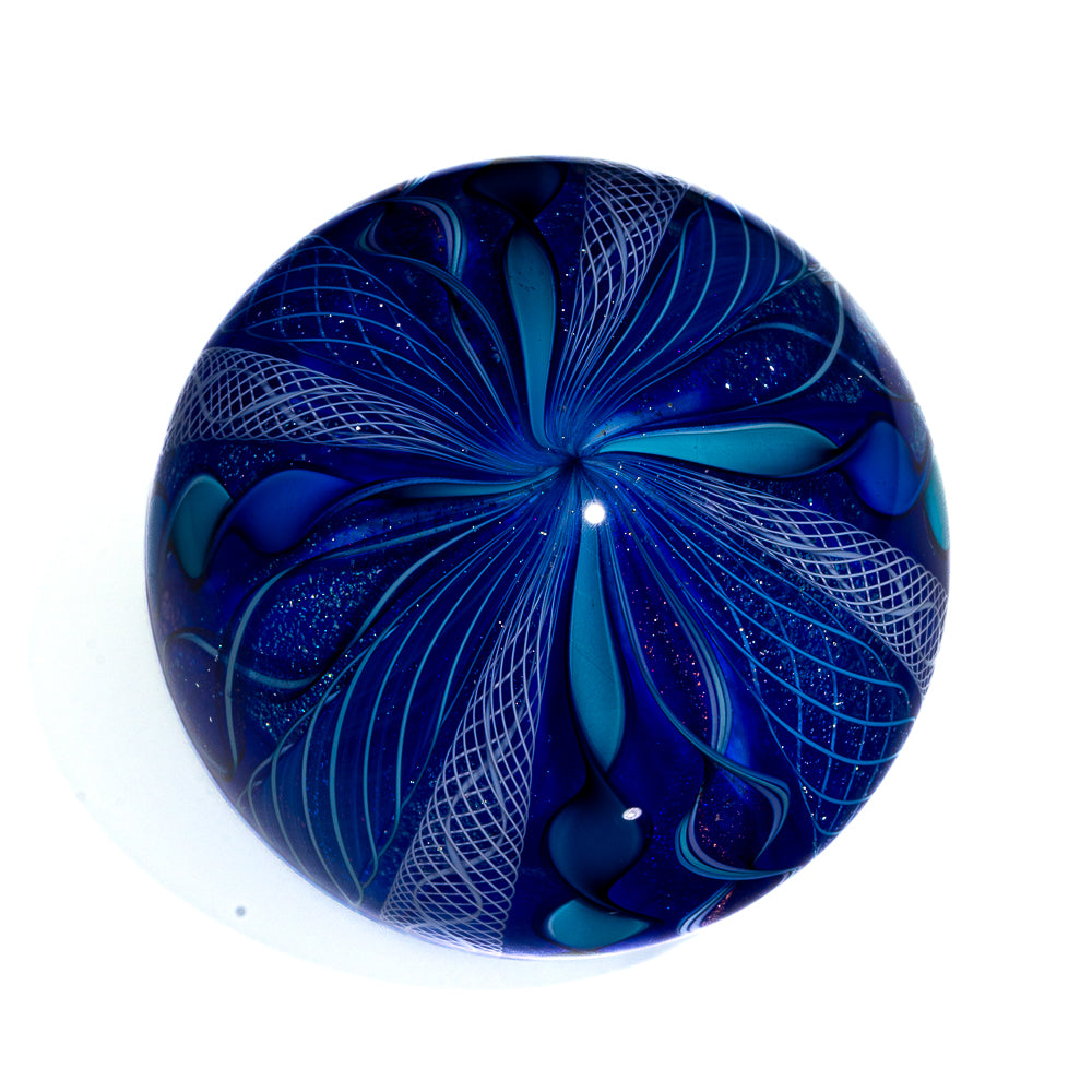 Ponder The Orb: Geoffery Beetem - Blue Filla Winter Marble