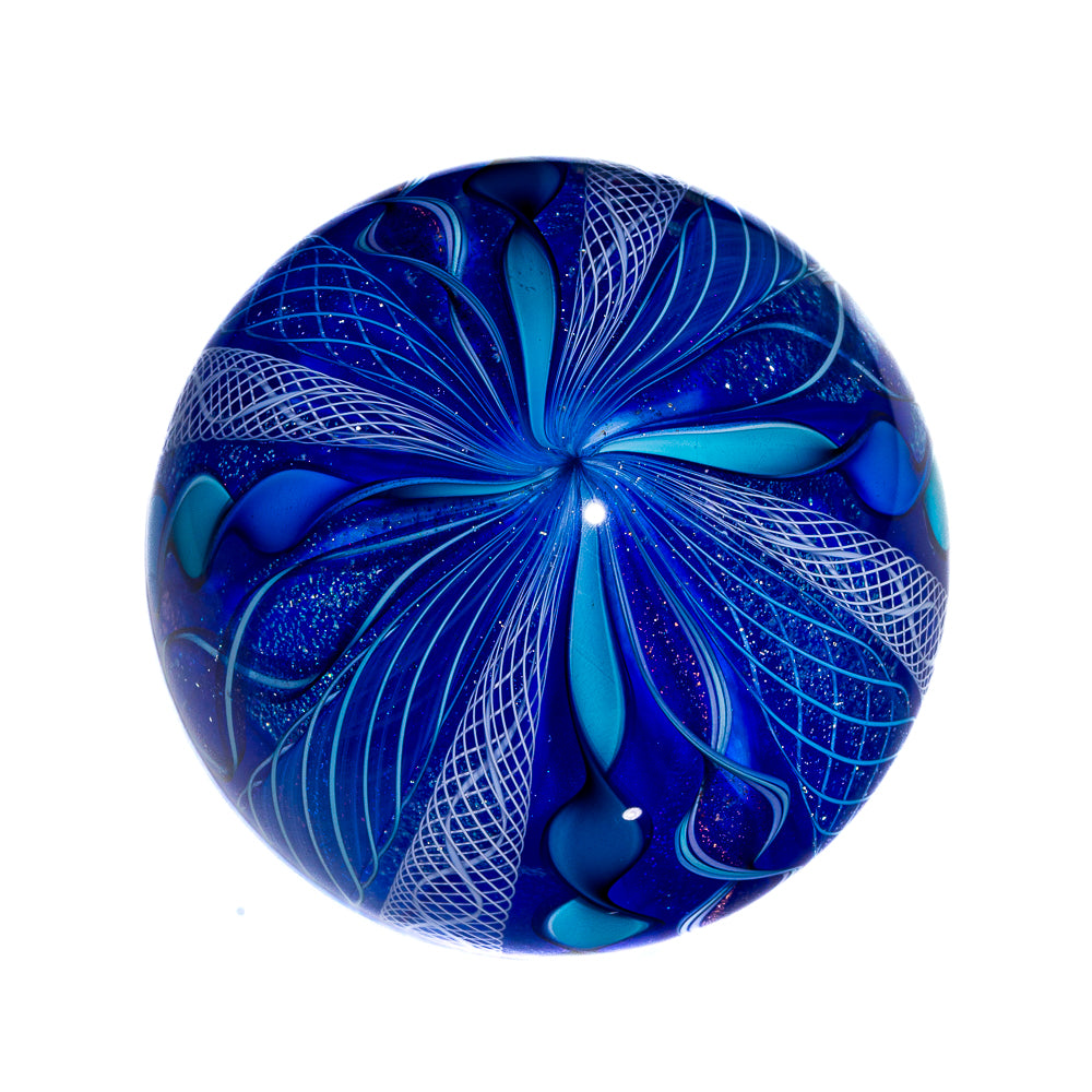 Ponder The Orb: Geoffery Beetem - Blue Filla Winter Marble