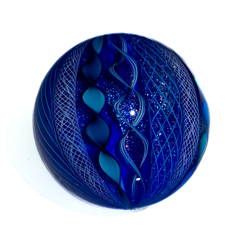 Ponder The Orb: Geoffery Beetem - Blue Filla Winter Marble