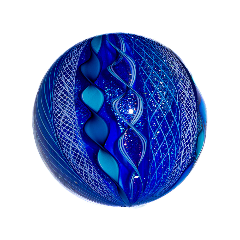 Ponder The Orb: Geoffery Beetem - Blue Filla Winter Marble