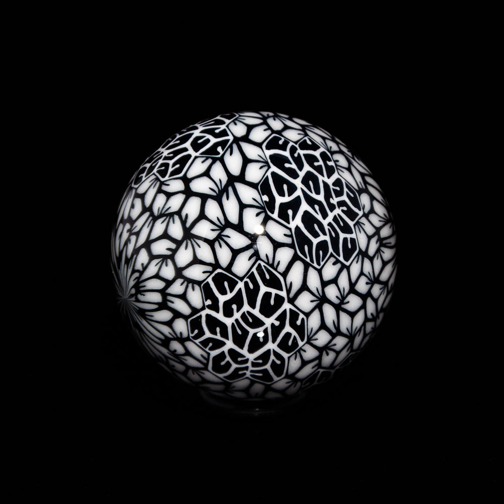 Ponder The Orb: Mike Raman - Black & White Marble