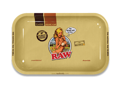 RAW - Girl Small Rolling Tray