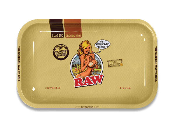RAW - Girl Small Rolling Tray