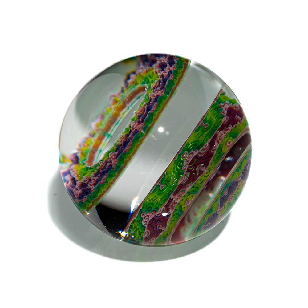 Ponder The Orb: Reed Glass - Blue, Purple & Green Roller