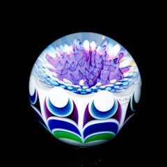 Sable Glass - Retticello Flower Dotstack Marble